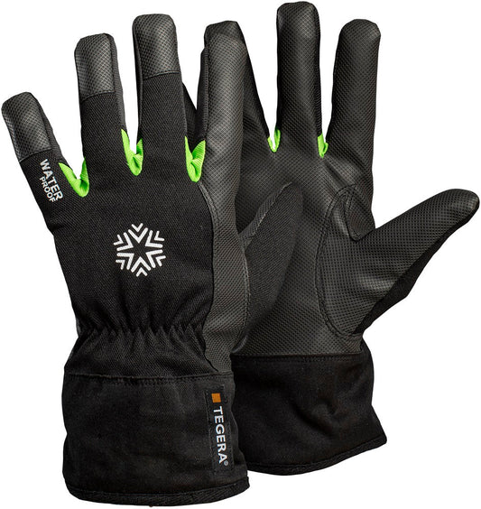 Ejendals Tegera 519 Winter Lined Waterproof Syn. Leather Gloves Long Cuff