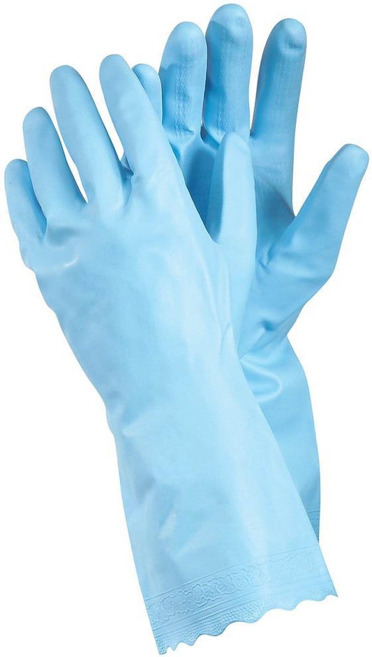 Ejendals TEGERA 8180 Blue PVC Vinyl Chemical Resistant Gloves