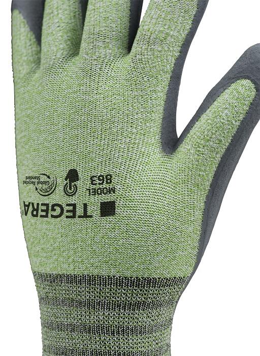 6 Pairs Ejendals Tegera 863 Supersoft Nitrile Work Gloves