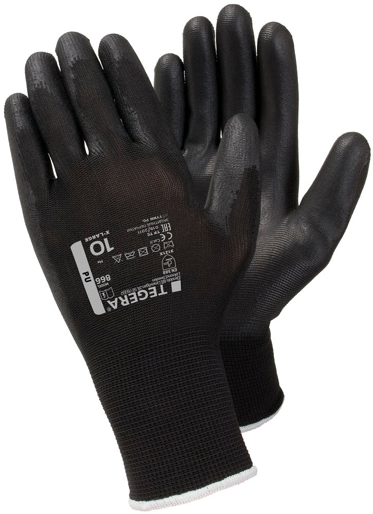 Ejendals Tegera 866 PU Coated Gloves Black