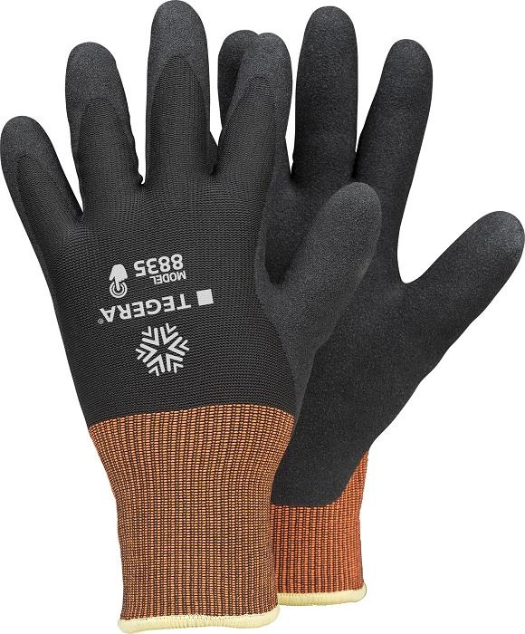 6 Pairs Tegera 8835 Winter Lined Nitrile Gloves