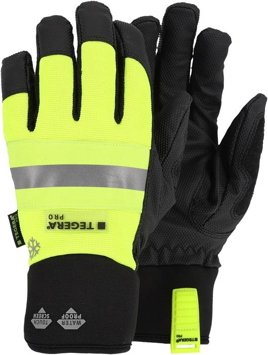 Ejendals Tegera 9131 Hi Viz Winter Lined Waterproof Gloves