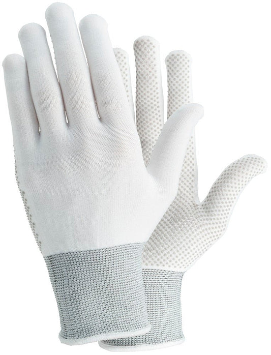 Ejendals Tegera 931 White PVC Dot Grip Palm Nylon Gloves