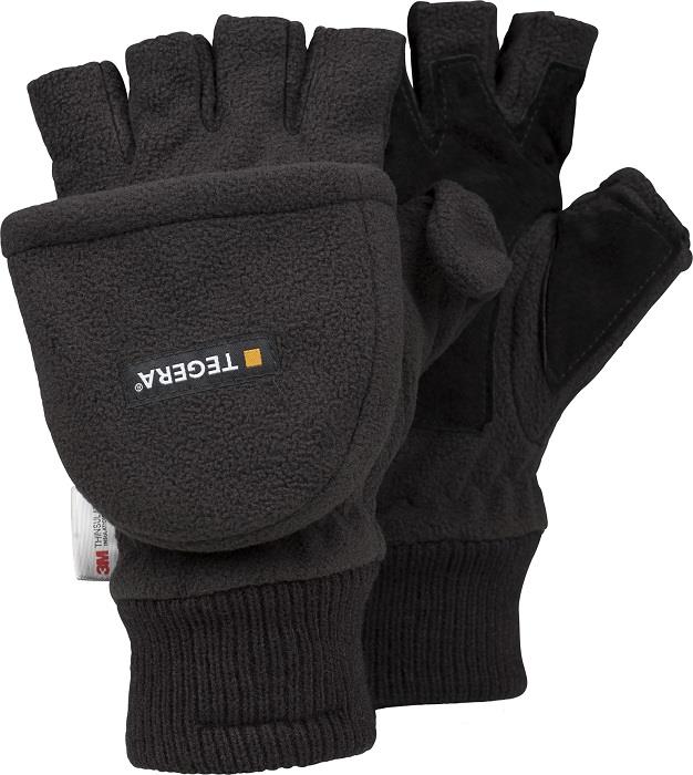 Ejendals Tegera Winter Lined Fingerless Leather Palm Gloves T6030