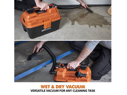 Evolution R11VAC - Li EXT Wet & Dry Vacuum Cleaner 18V 1 x 4.0Ah Li - ion