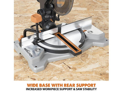 Evolution R185CMS - Li EXT Compound Mitre Saw 18V 1 x 4.0Ah Li - ion