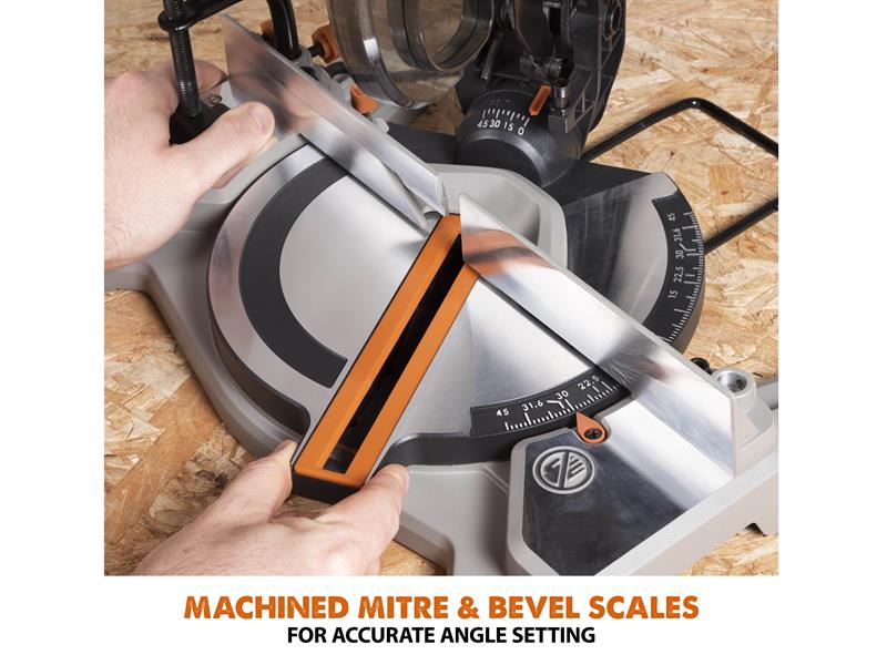 Evolution R185CMS - Li EXT Compound Mitre Saw 18V 1 x 4.0Ah Li - ion