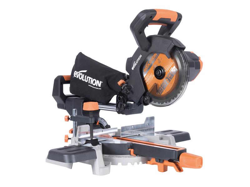 Evolution R185SMS - Li EXT Sliding Mitre Saw 18V Bare Unit