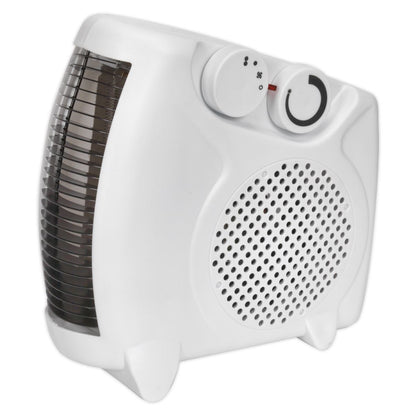 Sealey FH2010 Fan Heater 2000W/230V 2 Heat Settings & Thermostat