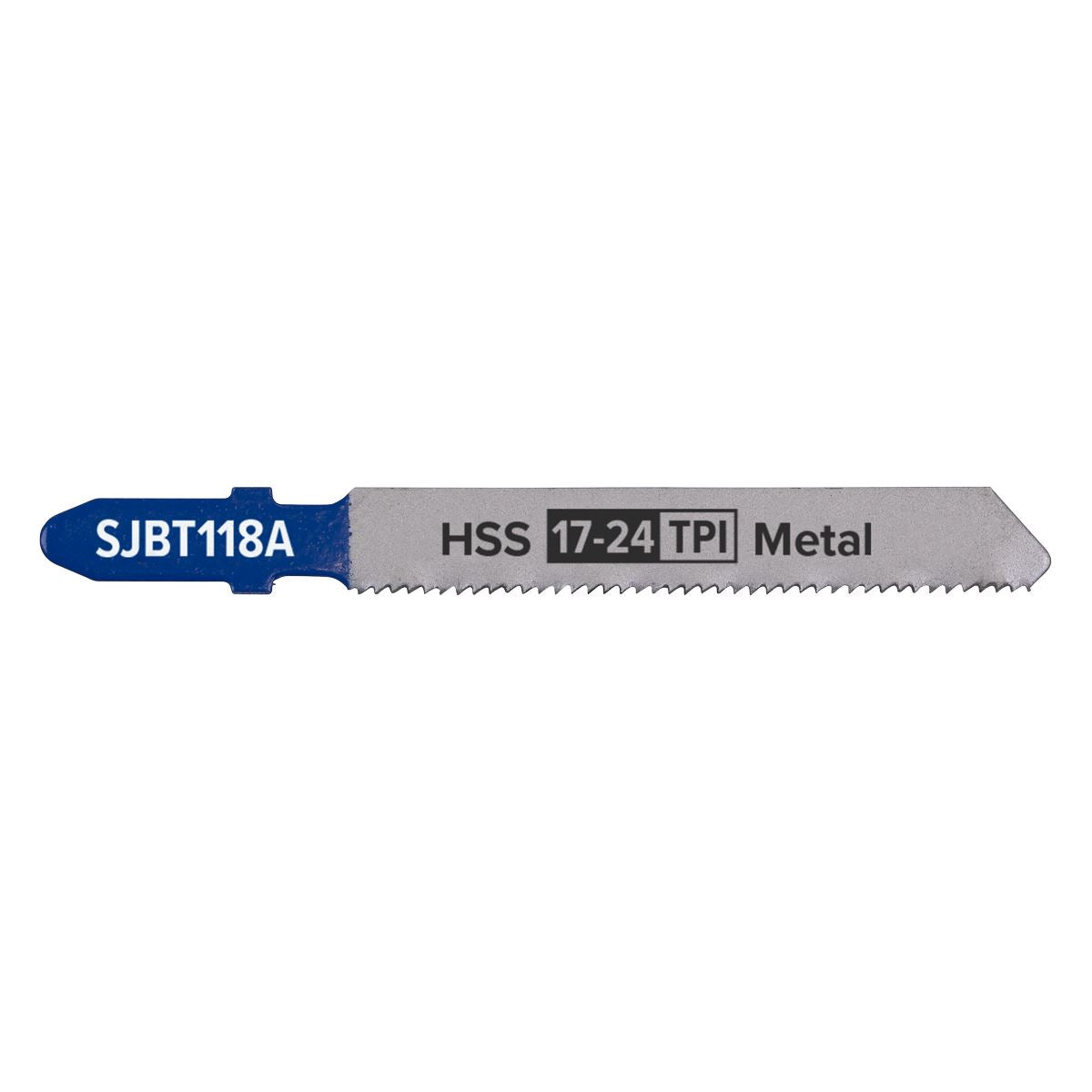 Sealey SJBT118A Jigsaw Blade Metal 92mm 17-24tpi - Pack of 5