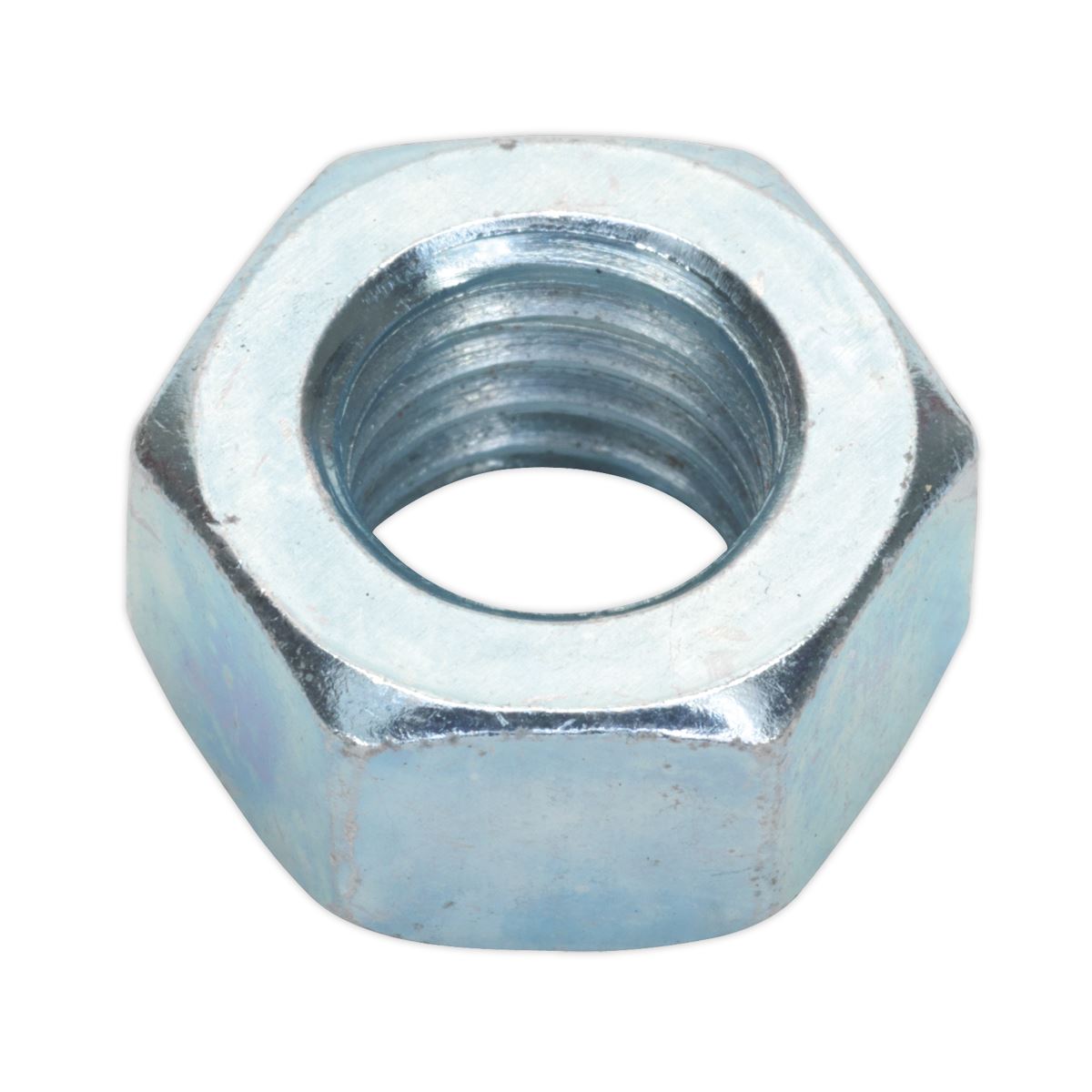 Sealey SN12 Steel Nut 934 - M12 Zinc Pack of 25-McCormickTools