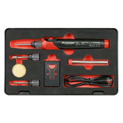 Sealey SDL11 Rechargeable Soldering Iron Kit 30W