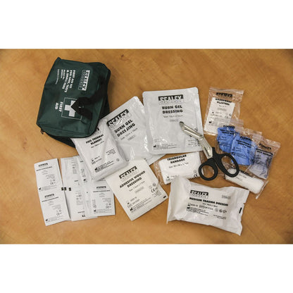 Sealey SFA02 First Aid Kit Medium for Cars Taxis & Small Vans - BS 8599-2 Compliant