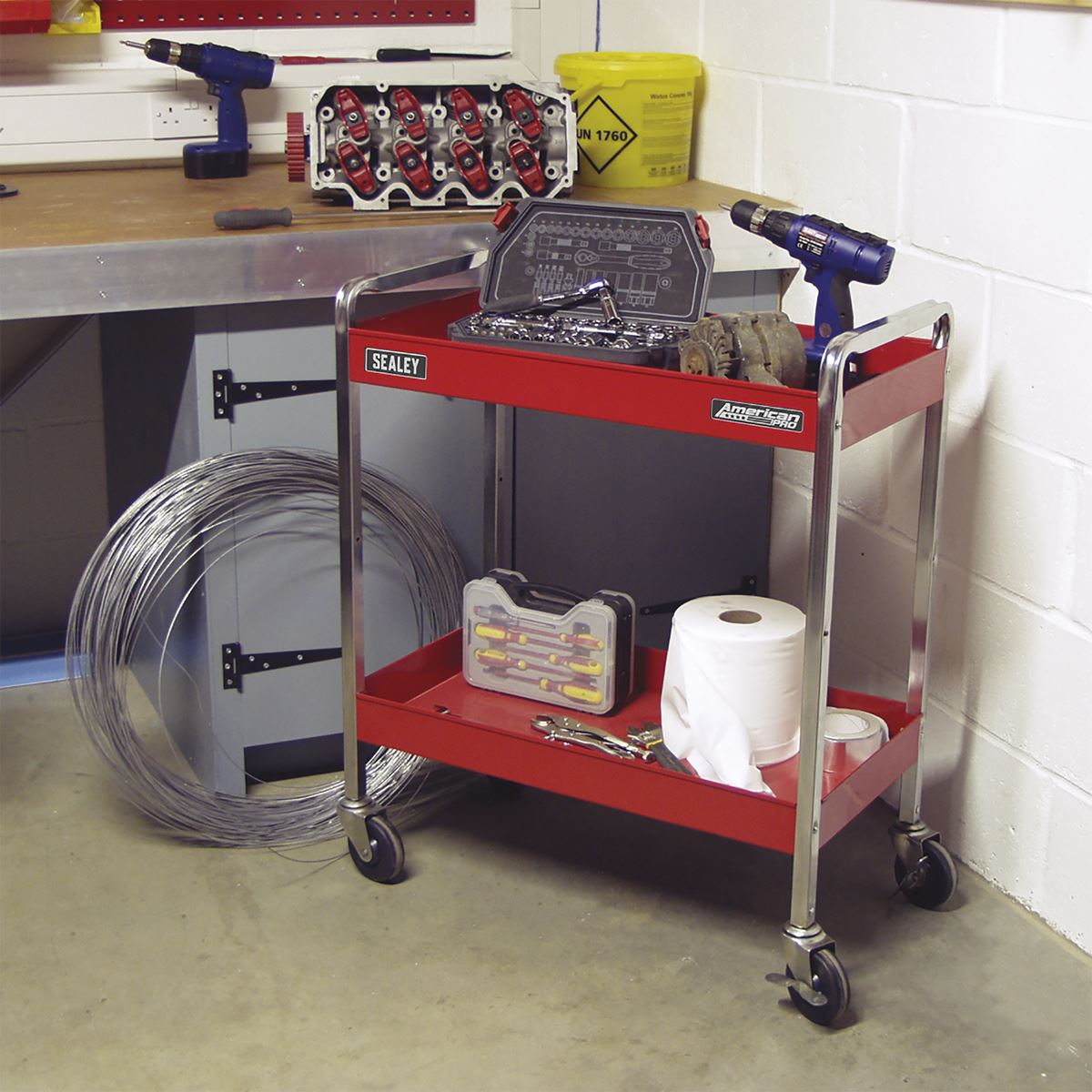 Sealey CX102 Trolley 2-Level Heavy-Duty