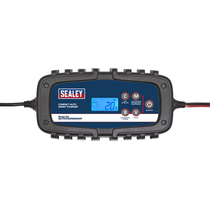 Sealey AUTOCHARGE650HF Compact Auto Smart Charger & Maintainer 6.5A 6/12V