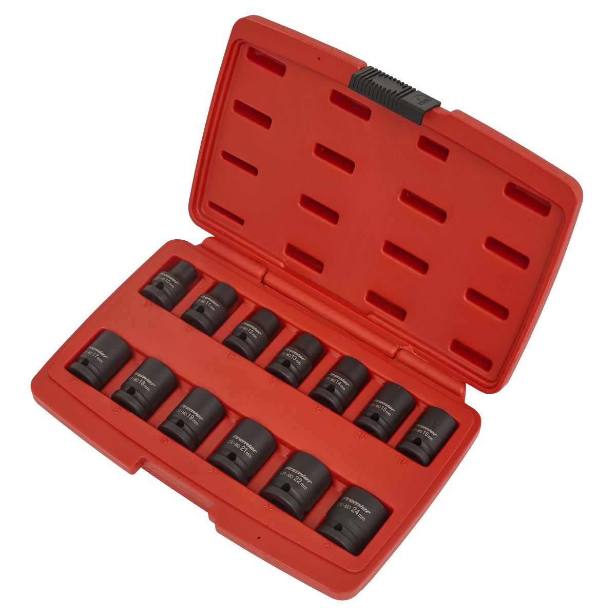 Sealey AK5614M Impact Socket Set 13pc 1/2"Sq Drive 12-Point