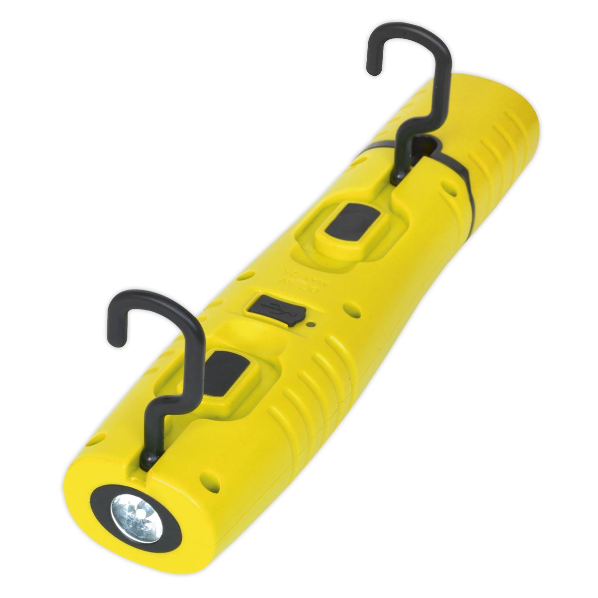 Sealey LED3602Y Rechargeable 360° Inspection Light 4W & 3W SMD LED Yellow Lithium-ion