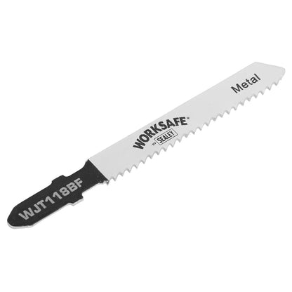 Sealey WJT118BF Jigsaw Blade Metal 55mm 12tpi - Pack of 5