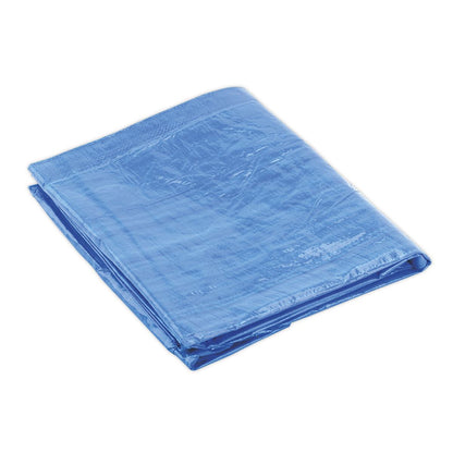 Sealey TARP1012 Tarpaulin 3.05 x 3.66m Blue