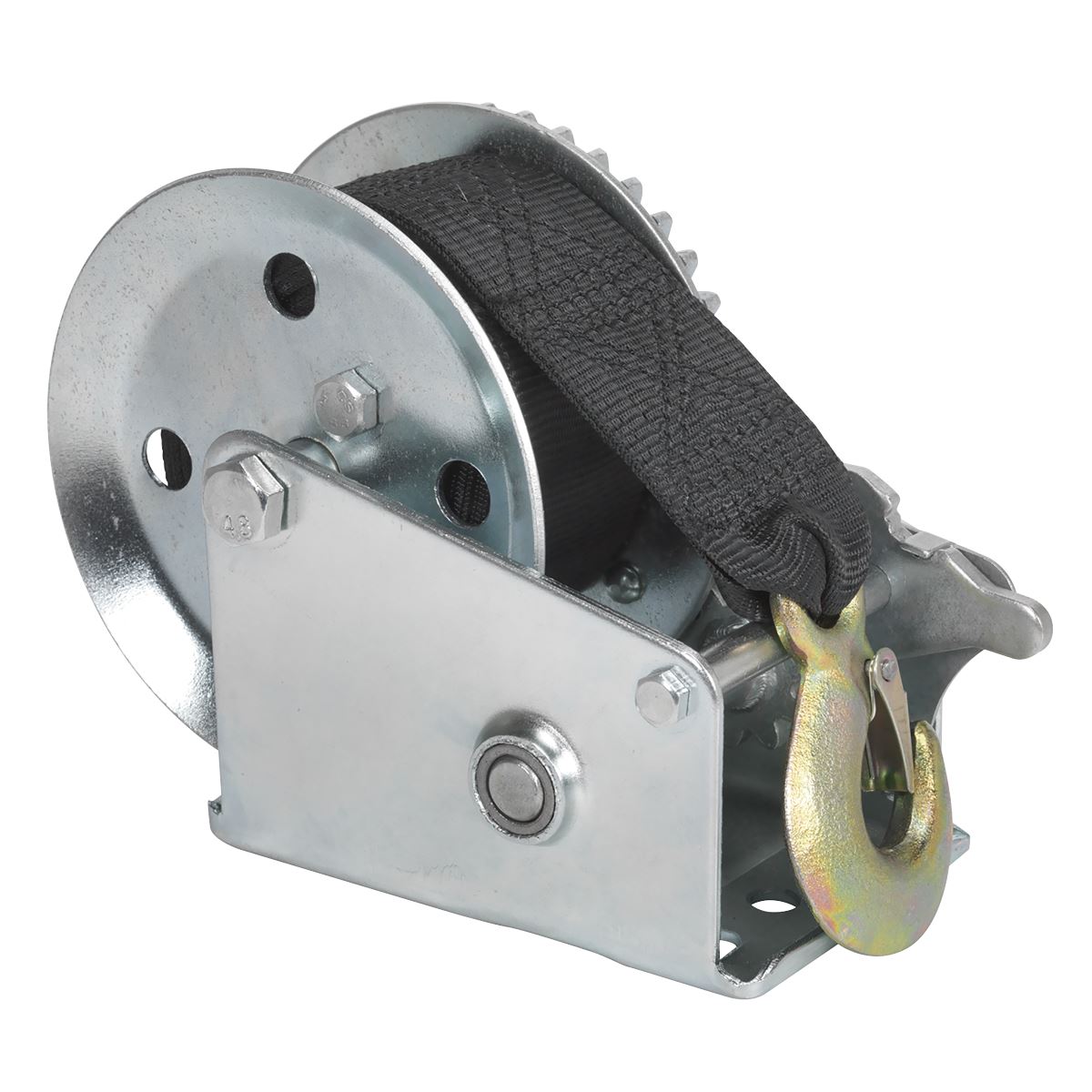 Sealey GWW1200M Geared Hand Winch 540kg Capacity with Webbing Strap