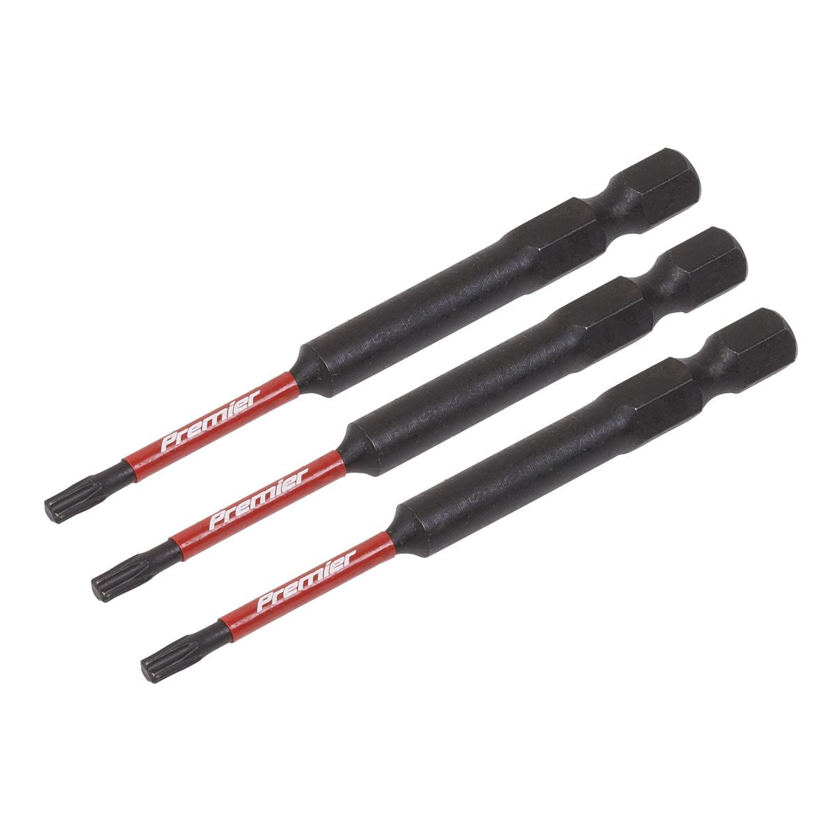 Sealey AK8265 TRX-Star* T10 Impact Power Tool Bits 75mm - 3pc