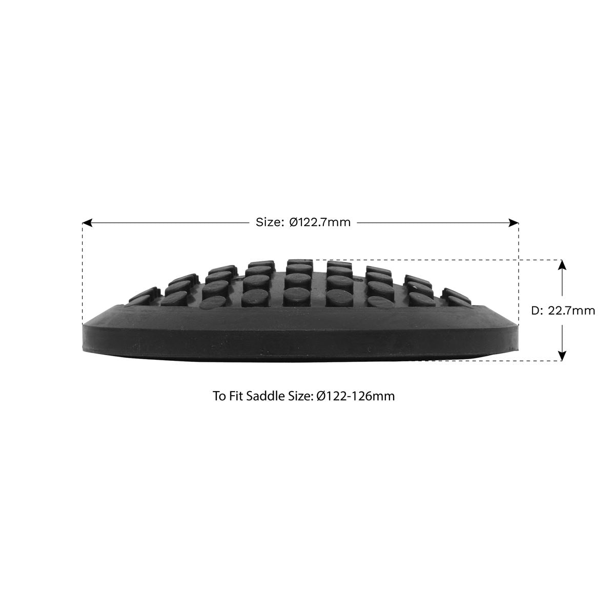 Sealey JP05 Safety Rubber Jack Pad - Type C