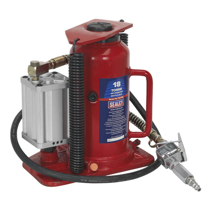 Sealey YAJ18S Air Operated Hydraulic Bottle Jack 18 Tonne