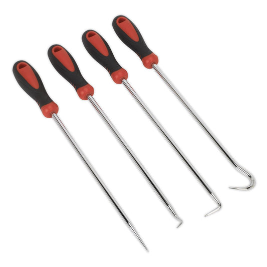 Sealey VS5210 Pick & Hook Set 4pc Extra-Long-McCormickTools