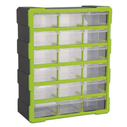 Sealey APDC18HV Cabinet Box 18 Drawer - Green/Black