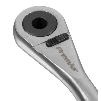 Sealey AK6962 Bit Driver Ratchet Micro 1/4"Hex Stainless Steel