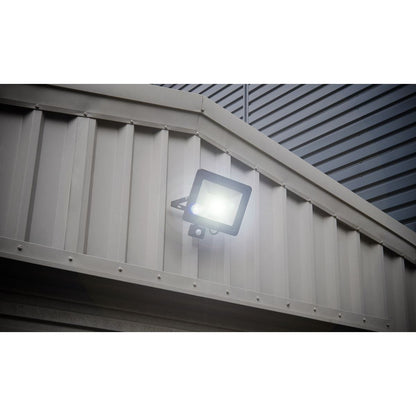 Sealey LED115PIR Extra-Slim Floodlight with PIR Sensor 100W SMD LED