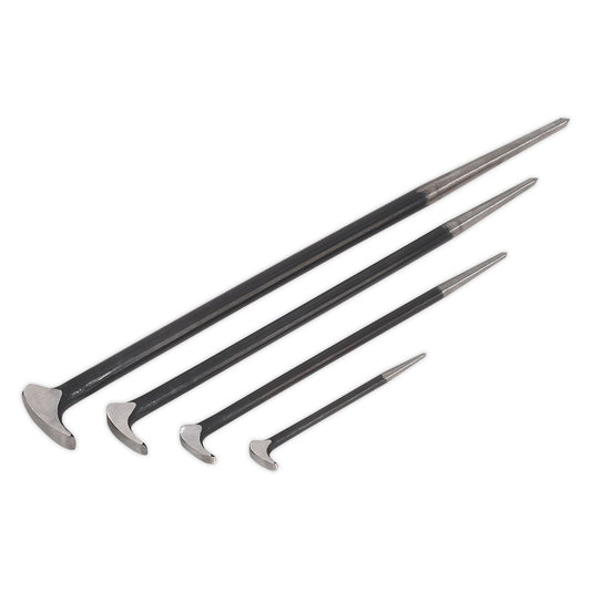 Sealey AK880 Heel Bar Set 4pc 150 300 410 510mm