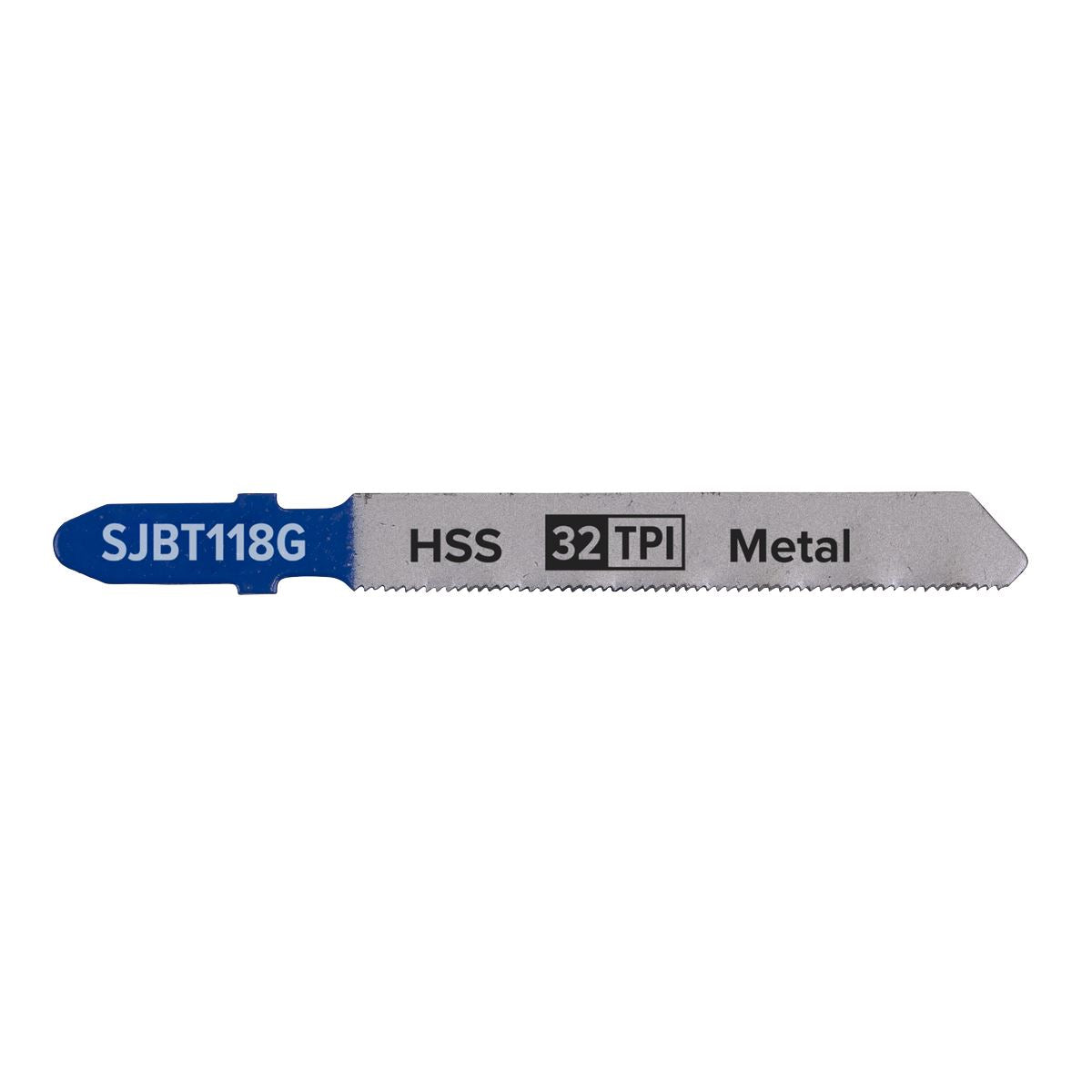 Sealey SJBT118G Jigsaw Blade Metal 75mm 32tpi - Pack of 5