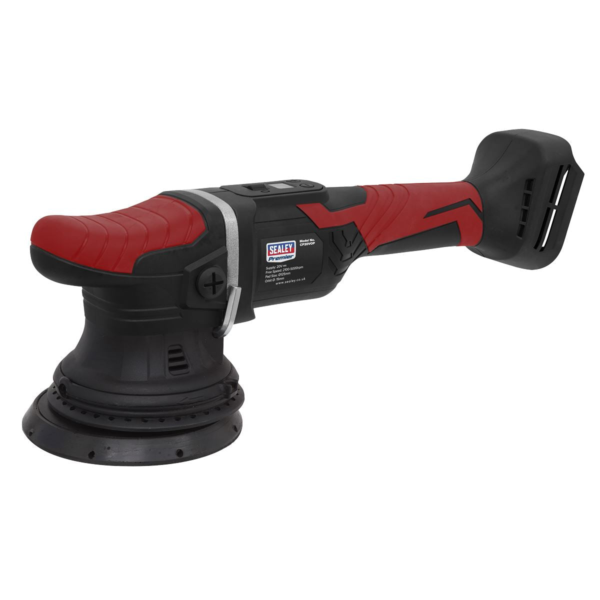 Sealey CP20VOP Cordless Orbital Polisher Ø125mm 20V SV20 Series Lithium-ion - Body Only