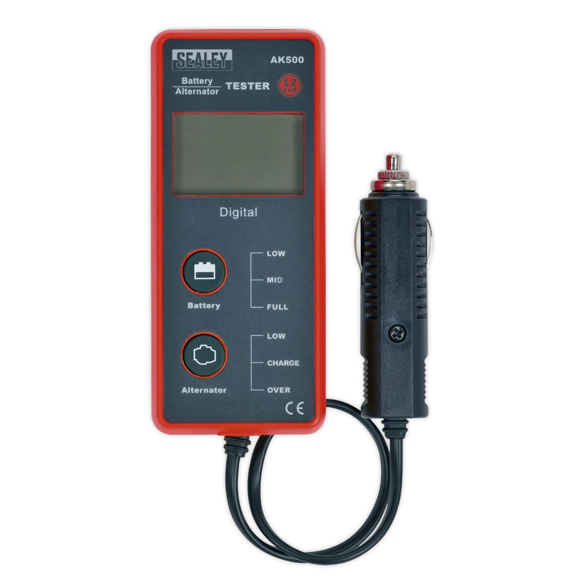 Sealey AK500 Battery & Alternator Tester 12V - LCD Screen