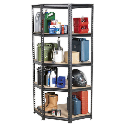 Sealey AP7150C Corner Racking Unit 5 Level 150kg Capacity Per Level