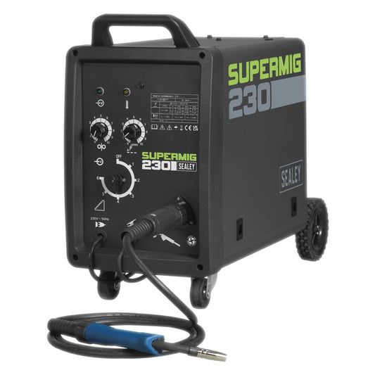 Sealey SUPERMIG230 Professional MIG Welder 230A 230V with Binzel® Euro Torch