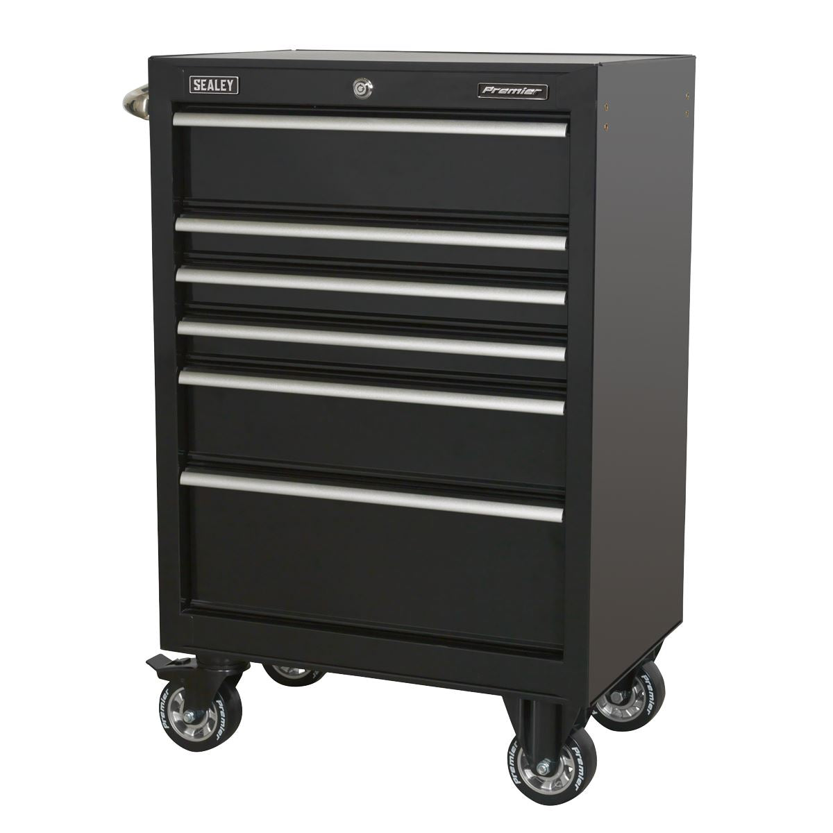 Sealey PTB67506 Rollcab 6 Drawer 675mm Heavy-Duty Black