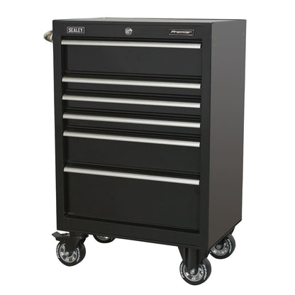 Sealey PTB67506 Rollcab 6 Drawer 675mm Heavy-Duty Black