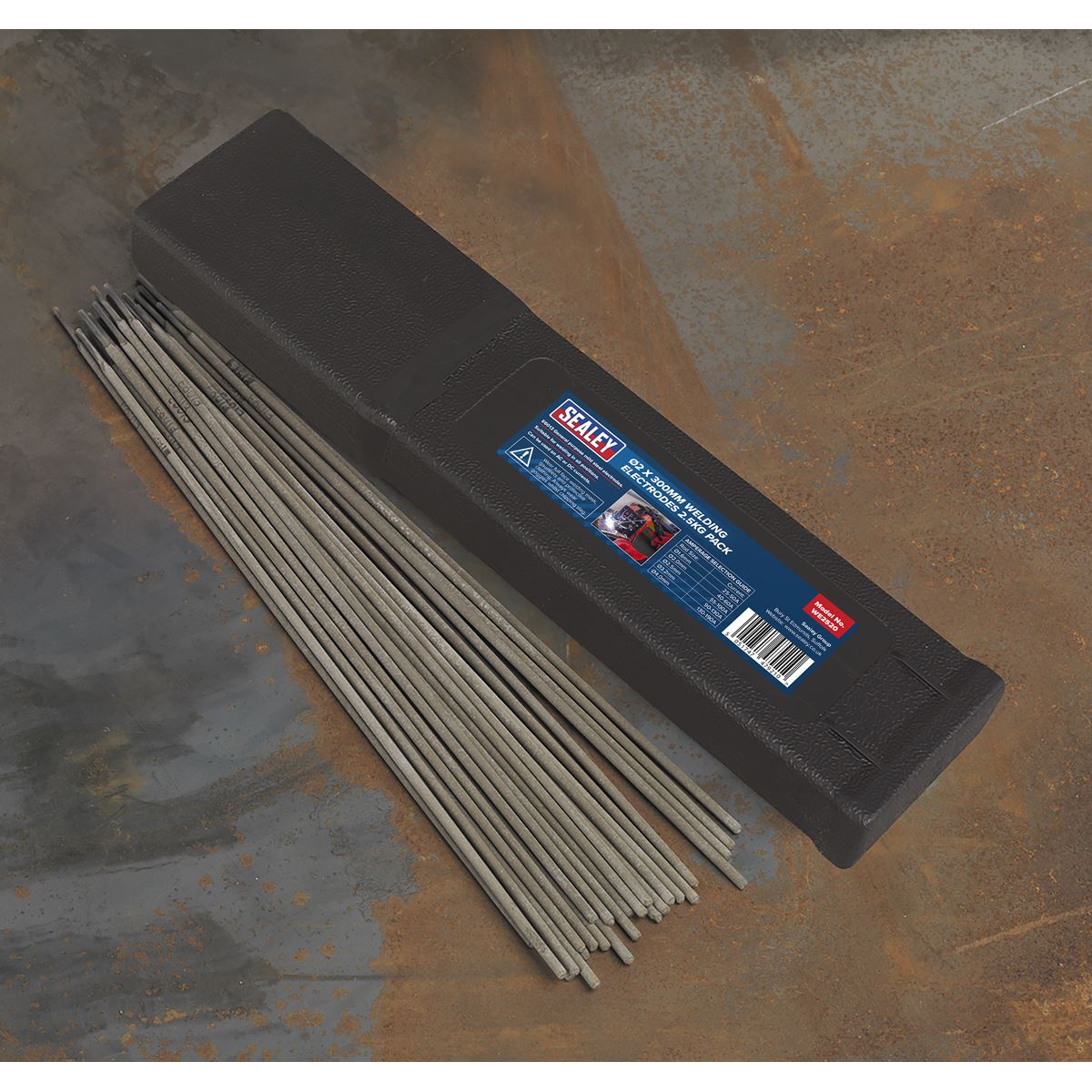 Sealey WE2520 Welding Electrodes Ø2 x 300mm 2.5kg Pack