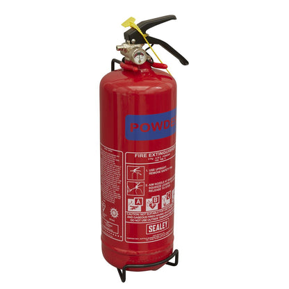 Sealey SDPE02 Fire Extinguisher 2kg Dry Powder