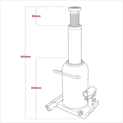 Sealey PBJ20S Viking Bottle Jack 20 Tonne