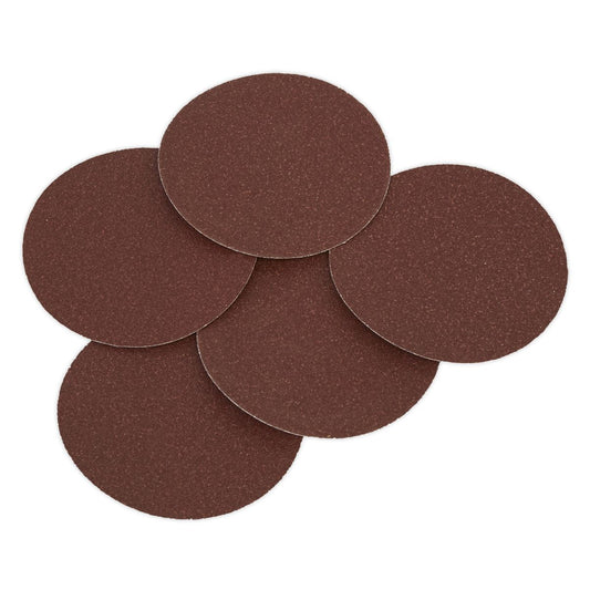 Sealey SSD01 Sanding Disc Ø125mm 80Grit Adhesive Backed Pack of 5