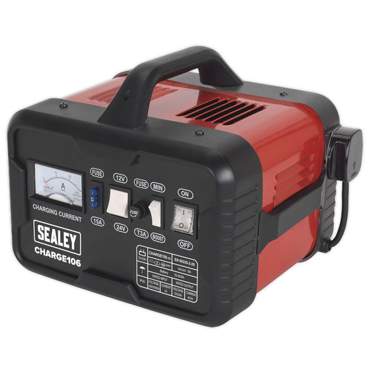 Sealey CHARGE106 Battery Charger 8A 12/24V 230V