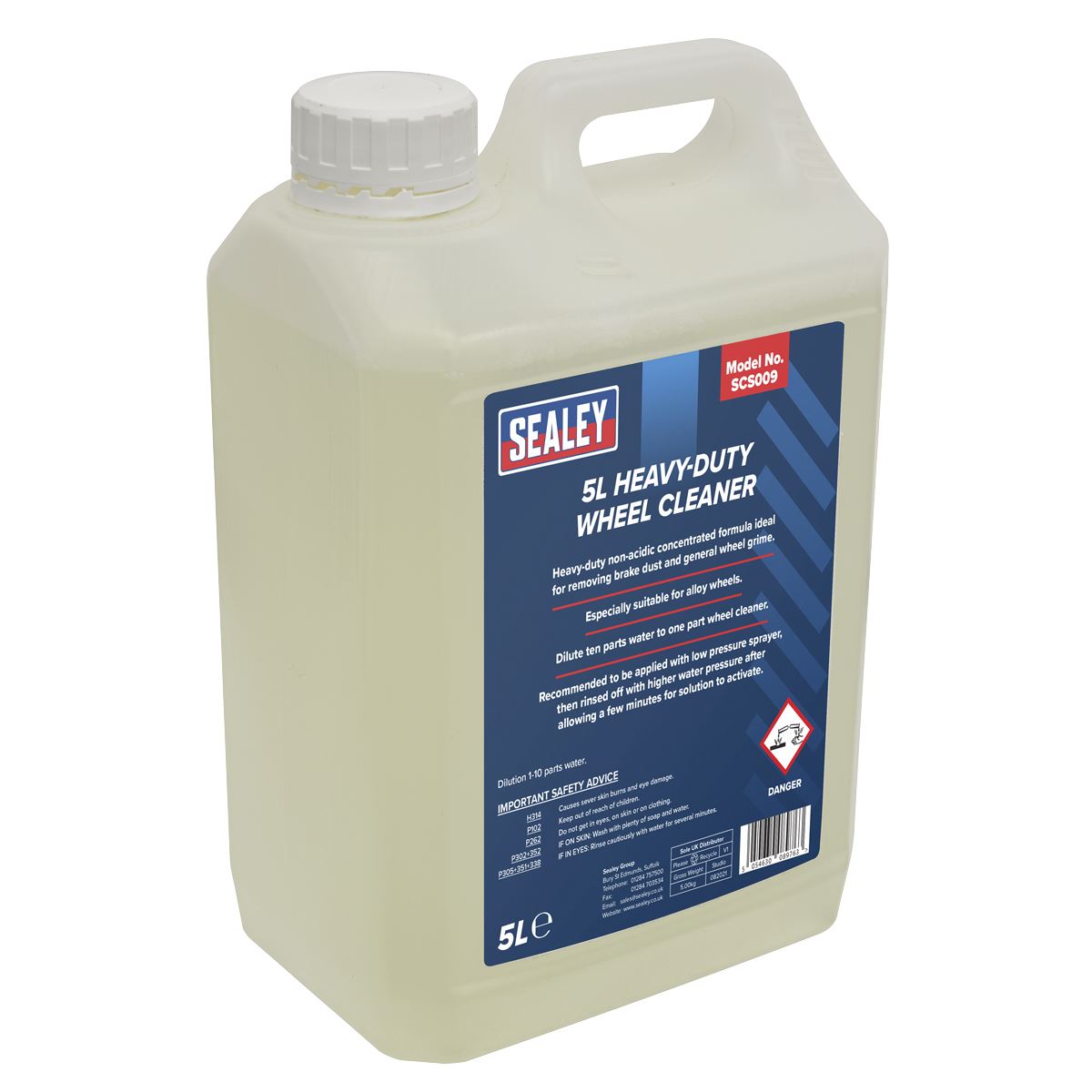 Sealey SCS009 Wheel Cleaner Heavy-Duty 5L