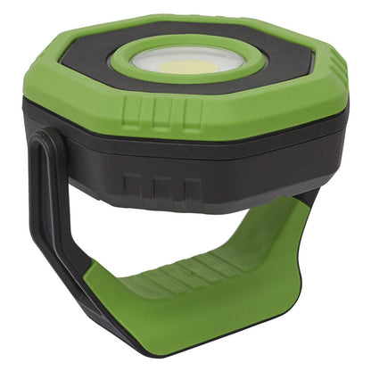 Sealey LED700P Rechargeable Pocket Floodlight with Magnet 360° 7W COB LED - Green