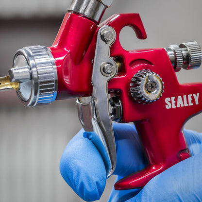 Sealey HVLP731 HVLP Gravity Feed Touch-Up Spray Gun - 0.8mm Set-Up