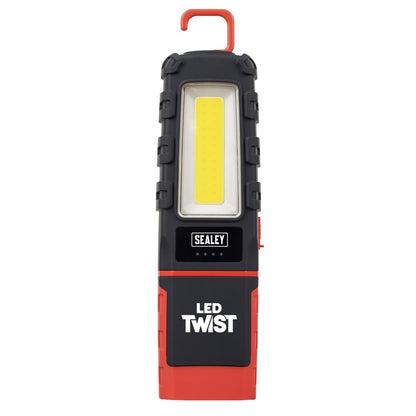 Sealey LED601 LED Twist Rechargeable Inspection Light 5W COB & 1W SMD