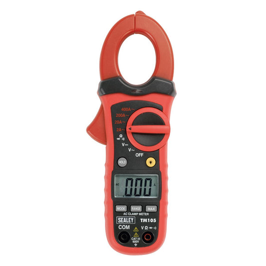 Sealey TM105 Professional Auto-Ranging Digital Clamp Meter NCVD - 6-Function