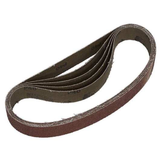 Sealey SB009 Sanding Belt 30 x 540mm 40Grit Pack of 5